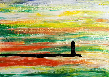 Lighthouse seascape