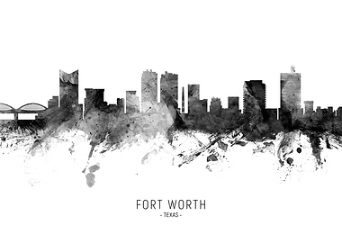 Fort Worth Texas Skyline
