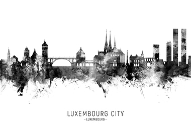 Luxembourg City Skyline