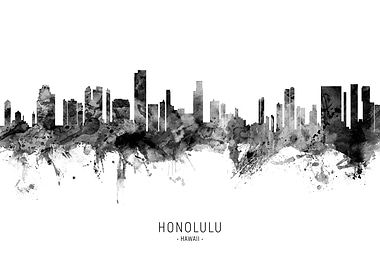 Honolulu Hawaii Skyline
