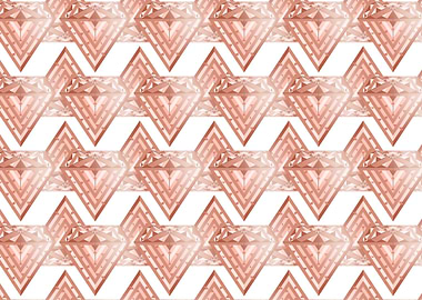 Copper diamond zigzag