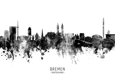 Bremen Deutschland Skyline