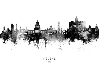 Havana Cuba Skyline