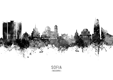 Sofia Bulgaria Skyline