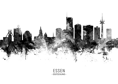 Essen Deutschland Skyline