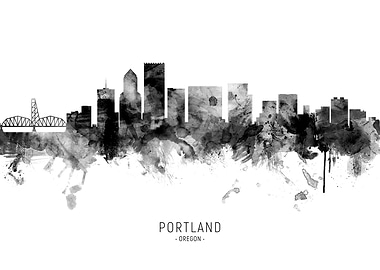 Portland Oregon Skyline