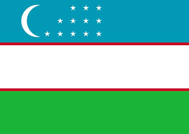 UZBEKISTAN Flag