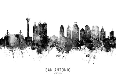 San Antonio Texas Skyline