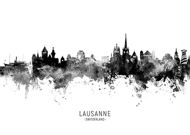 Lausanne Skyline