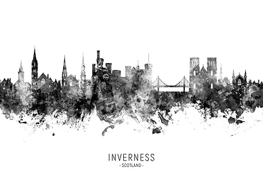 Inverness Scotland Skyline