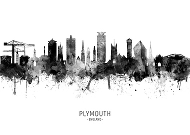 Plymouth England Skyline