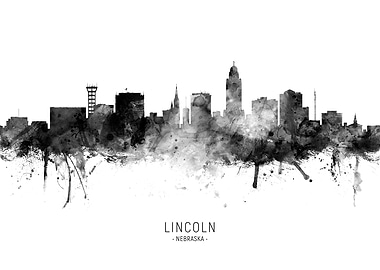 Lincoln Nebraska Skyline