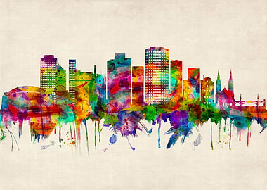 Adelaide Australia Skyline