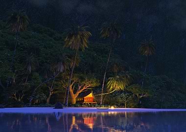 Moonlit Night in Paradise