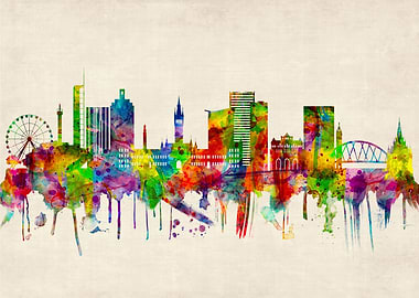 Glasgow Scotland Skyline