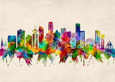 Vancouver Canada Skyline