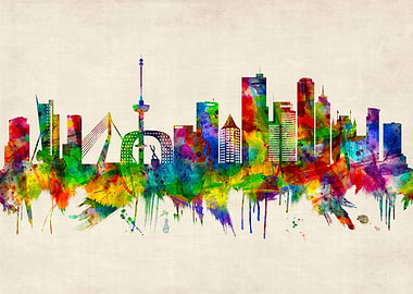 Rotterdam Skyline
