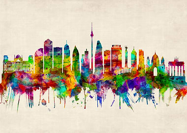 Berlin Germany Skyline