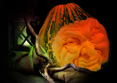 halloween pumpkin face