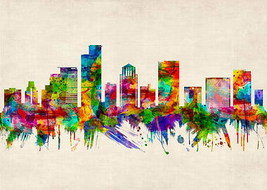 Ramat Gan Israel Skyline