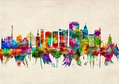 Sao Paulo Brazil Skyline