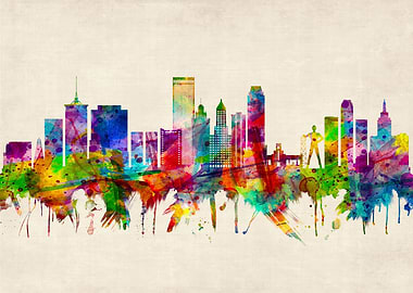 Tulsa Oklahoma Skyline