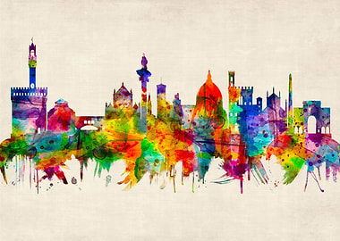 Florence Italy Skyline