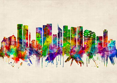 Tel Aviv Israel Skyline