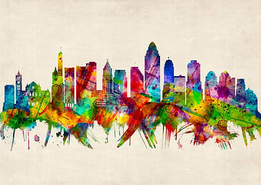 Cincinnati Ohio Skyline