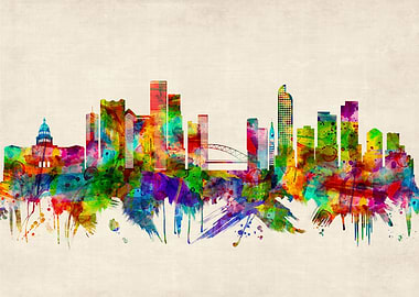 Denver Colorado Skyline