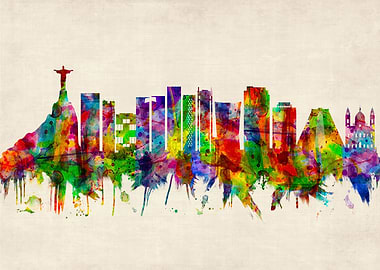 Rio de Janeiro Skyline