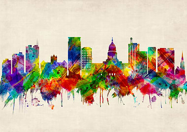 Madison Wisconsin Skyline