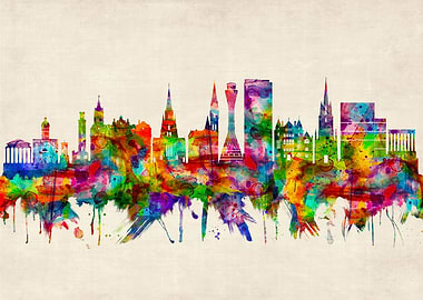 Edinburgh Scotland Skyline