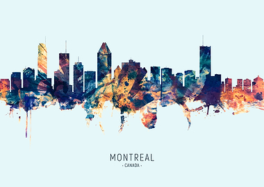 Montreal Canada Skyline