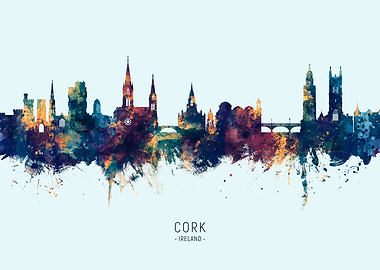Cork Ireland Skyline