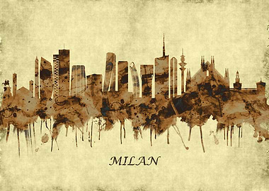 Milan Italy Cityscape