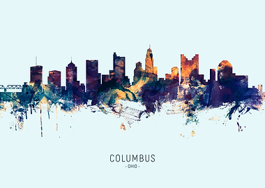 Columbus Ohio Skyline