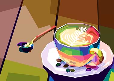Coffee Popart style