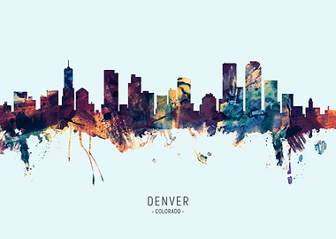 Denver Colorado Skyline