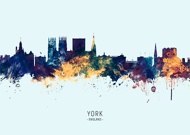 York England Skyline