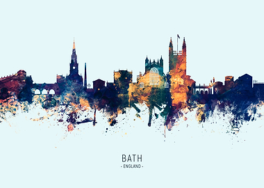 Bath England Skyline