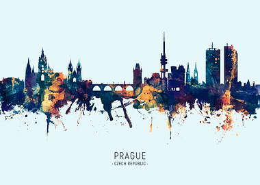 Prague Skyline