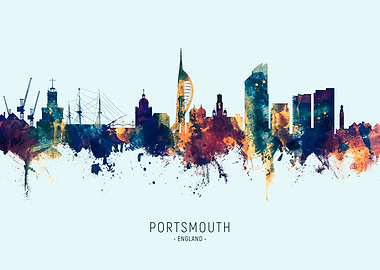 Portsmouth England Skyline
