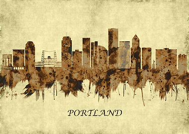 Portland Oregon Cityscape