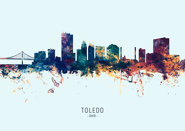 Toledo Ohio Skyline