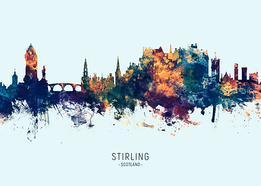 Stirling Scotland Skyline