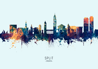 Split Croatia Skyline