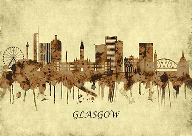 Glasgow Scotland Cityscape