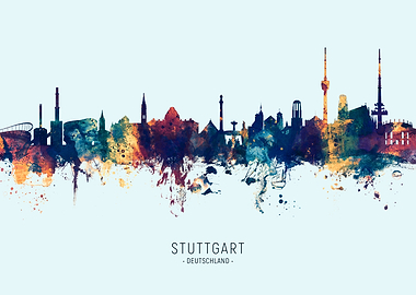 Stuttgart Skyline