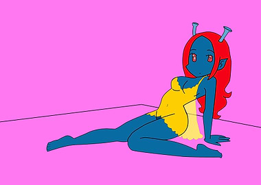 alien girl